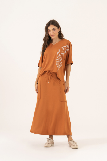 Conjunto Blusa e Saia