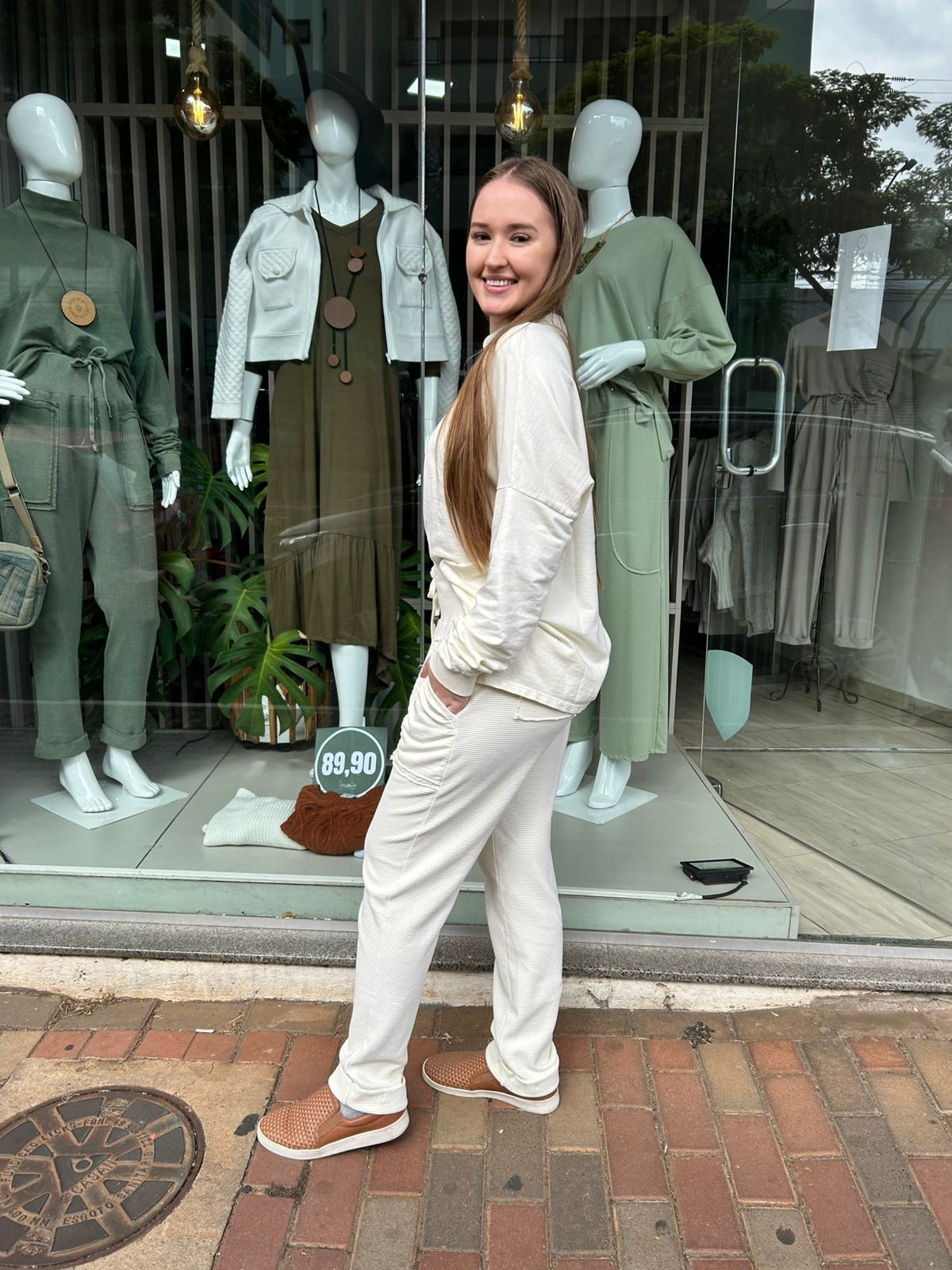 Conjunto Off 100% algodão