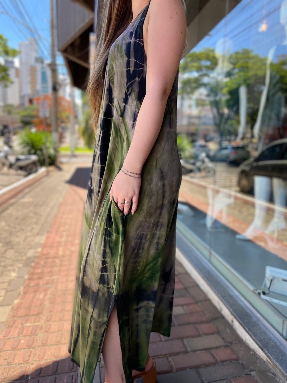 Vestido Longo Tie Dye