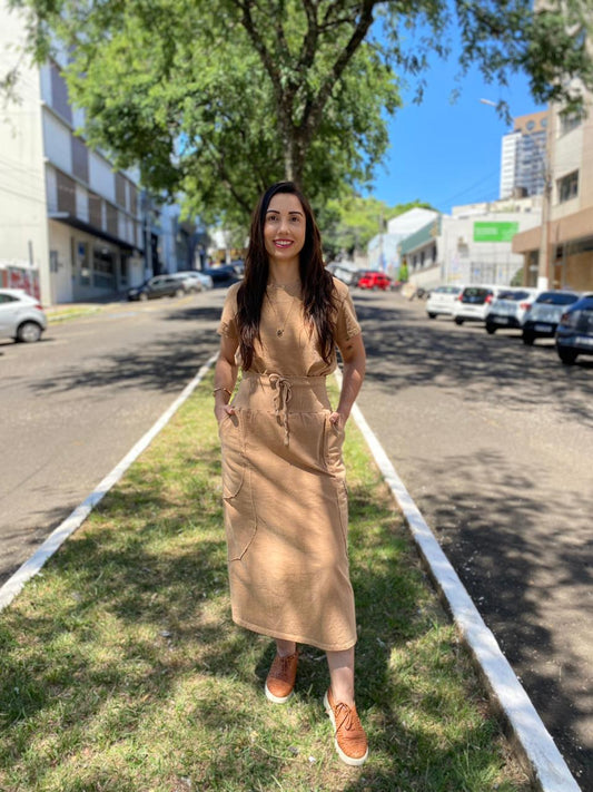 Conjunto Algodão Bege