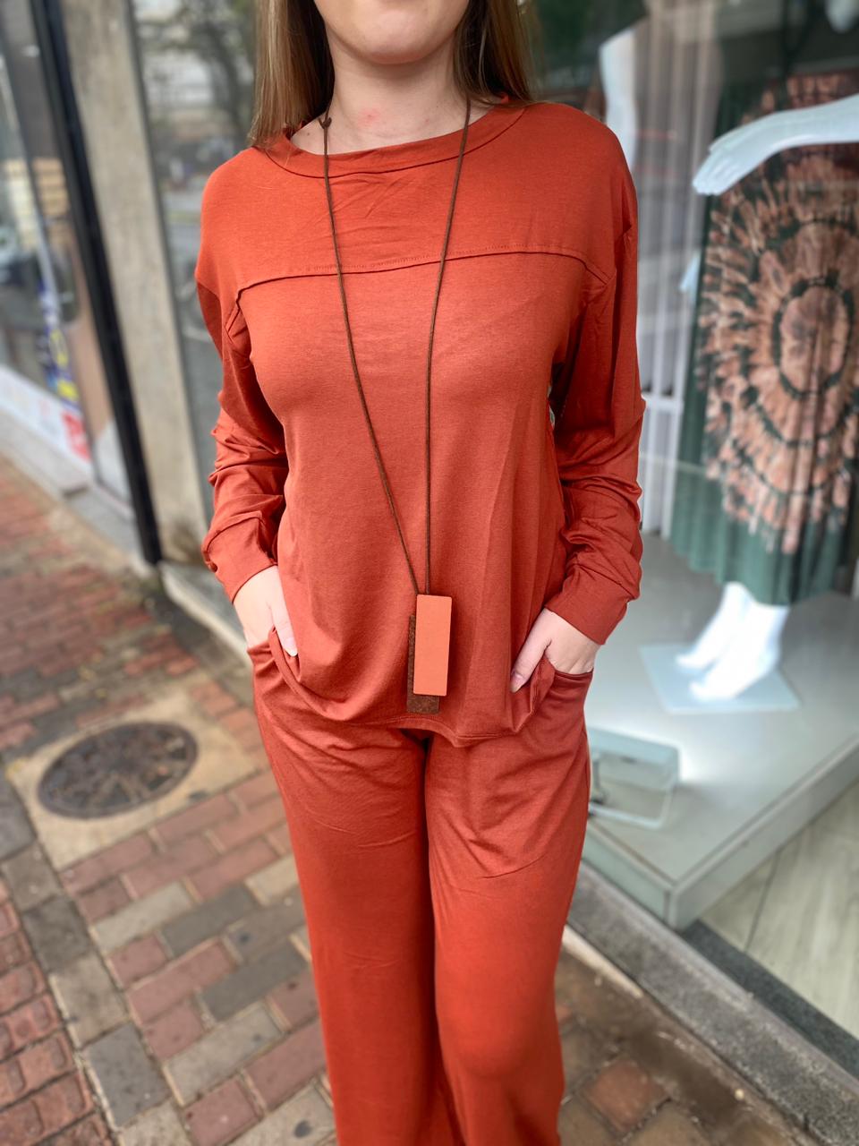 Conjunto de Malha Terracota - Linha Básica