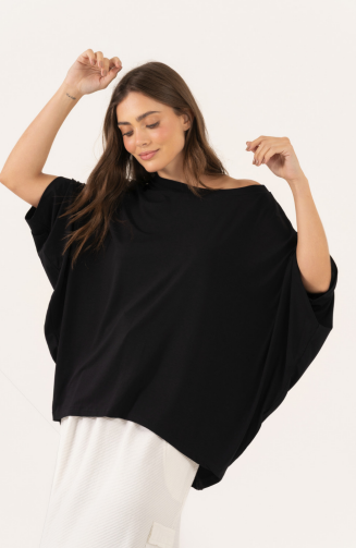 Blusa Preta Ampla